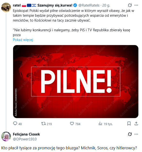 ratel 🇵🇱🇪🇺🇮🇱 Szanujmy się,kurwa! tweet media