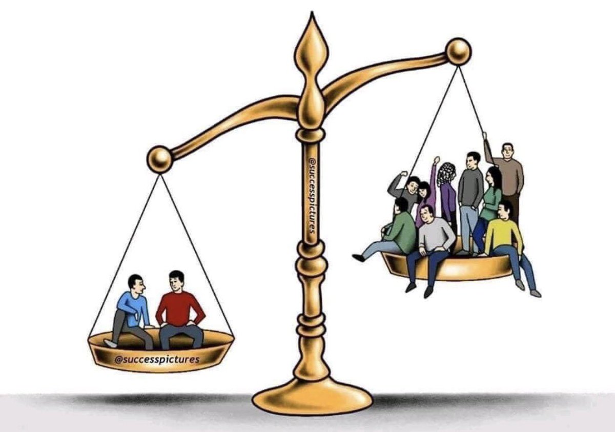 ليس بكثرتهم، بل بصدقهم.