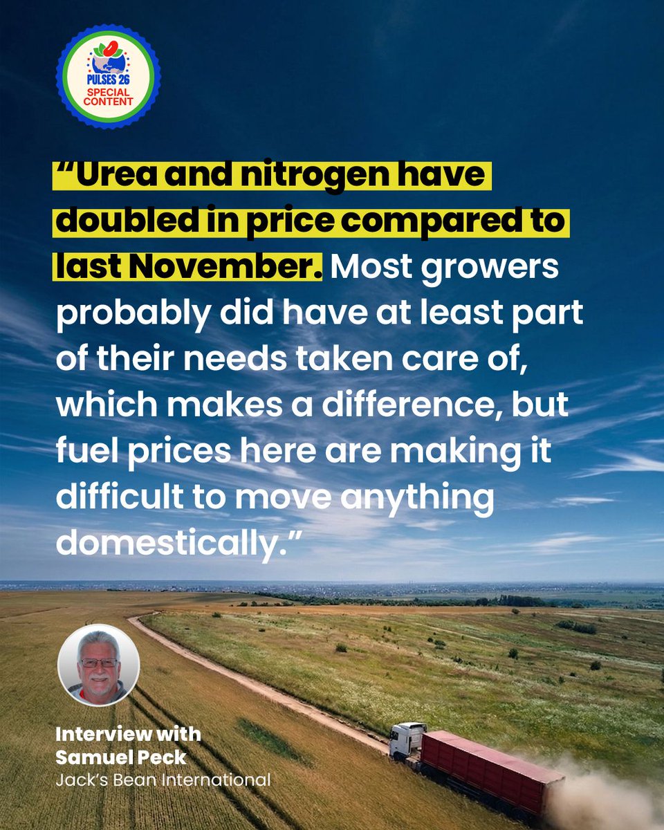 GlobalPulsesGPC's tweet image. Sam Peck of Jack’s Bean International breaks down the inevitable downturn in acres, a drastic drop in Mexican demand, and the logistics ripples already being felt after a month of ongoing conflict in the Middle East. 

pulsepod.globalpulses.com/pod-feed/post/… 

#GPC #Pulses #Beans #MexicanBeans