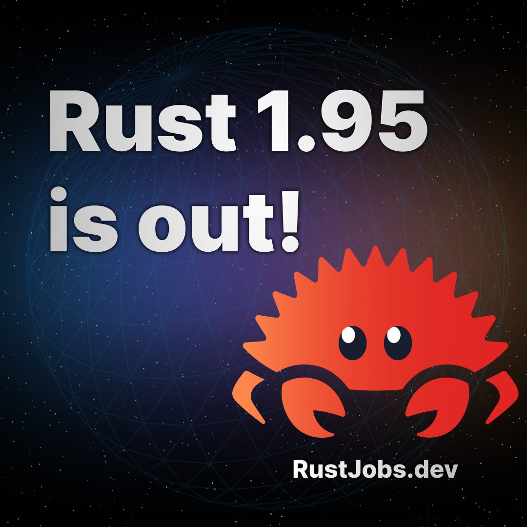 Rust Jobs 🦀 tweet media