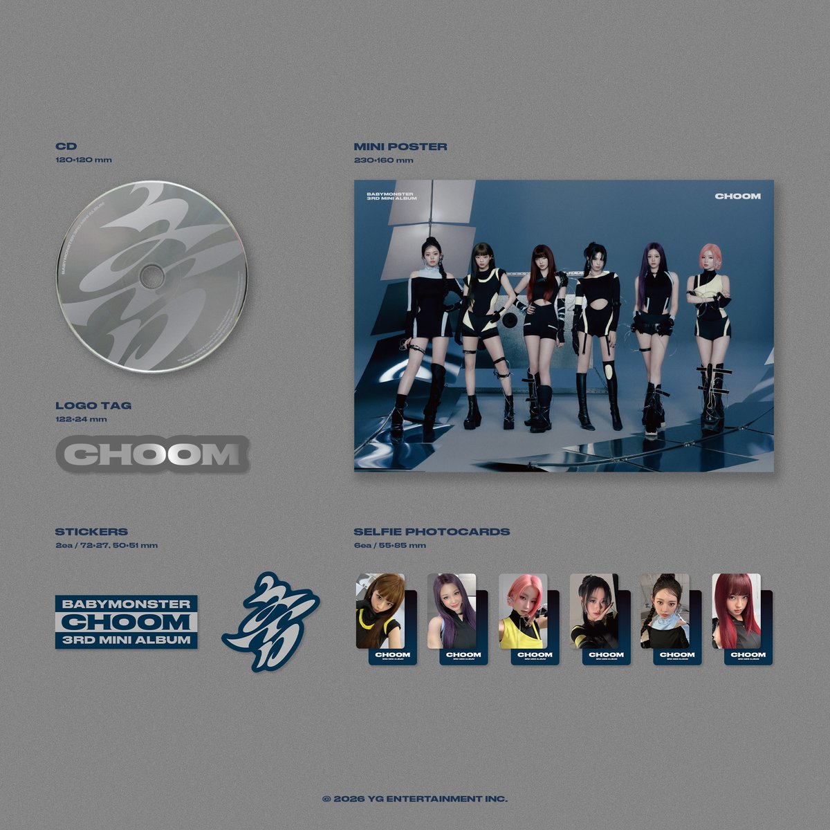NEWS] BABYMONSTER ungkap visual konsep untuk mini album CHOOM 