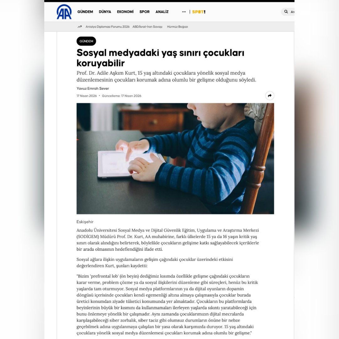 Anadolu Üniversitesi SODİGEM tweet media