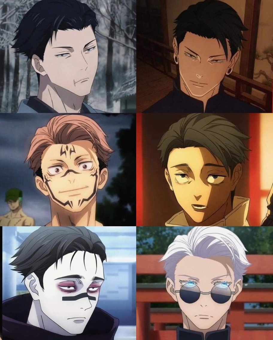 JJK characters with Nanami's hairstyle