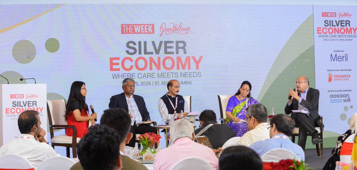Helpageindia's tweet image. Under the theme of positive ageing, intergenerational connection, and elder-friendly policies, HelpAge India participated in the 'Silver Economy Conference' in Mumbai, hosted by The Week  in collaboration with Goodfellows India.

Aligned with our #AdvantAge programme, our CEO,