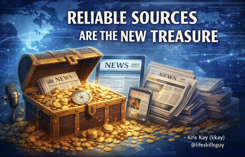 lifeskillsguy's tweet image. Pure gold
#reliable #source #truth #originalquote 

Reliable sources are the new treasure