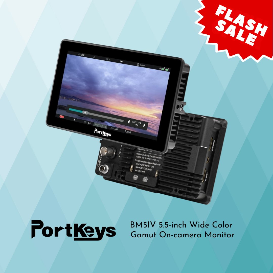 Digi_Broadcast's tweet photo. 🚨 Portkeys Monitors Now on Promo

Take control of your visuals with professional monitoring tools designed for precision and reliability on set.

Featuring:
📺 BM5IV 5.5" Wide Colour Gamut Monitor
📺 LH7P 7" Touchscreen Monitor

⚡ Stock is limited. Once they are gone, they are gone.

👉 Shop now:
https://t.co/Y2iKhZch2u

#FilmmakingTools #CameraMonitor #PortkeysMonitor #BroadcastGear #ContentCreation #DigiBroadcast