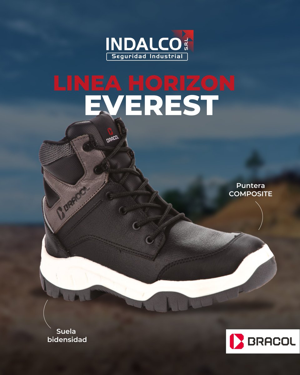 indalco_py's tweet photo. 🔥 DACAR | EVEREST | AMAZONAS
¿Por qué elegirlos?
✅ Puntera Composite: Ligera, resistente y no conductora.
✅ Suela Bidensidad: Máxima amortiguación y tracción total.
✅ Diseño Ergonómico: Comodidad para toda tu jornada.

📲Más info: https://t.co/3lkzcSimXL https://t.co/8TzGNhyJRc