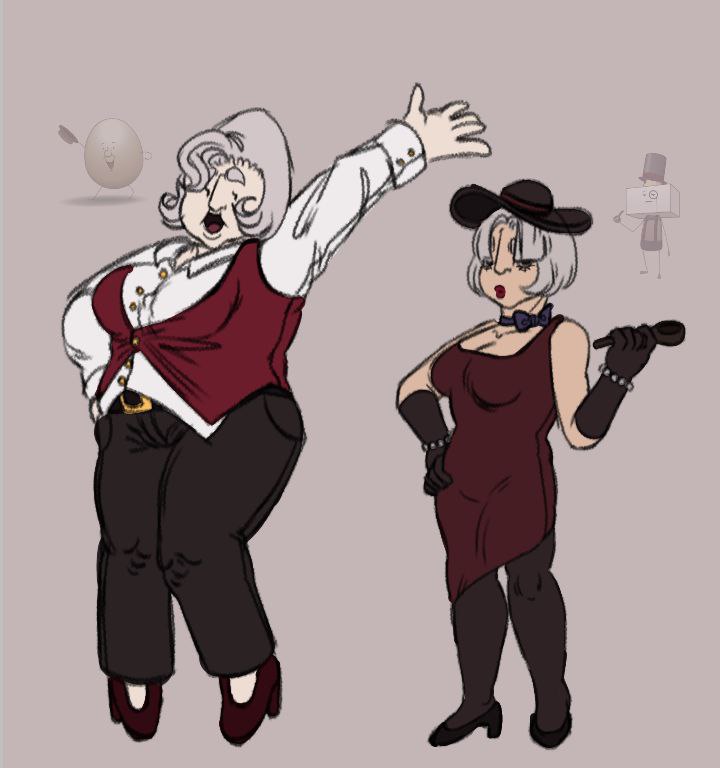 Dystopia_ghhjj's tweet image. I found these sketches just now.....
I don't rlly like them but why not
#onaf #genderswap