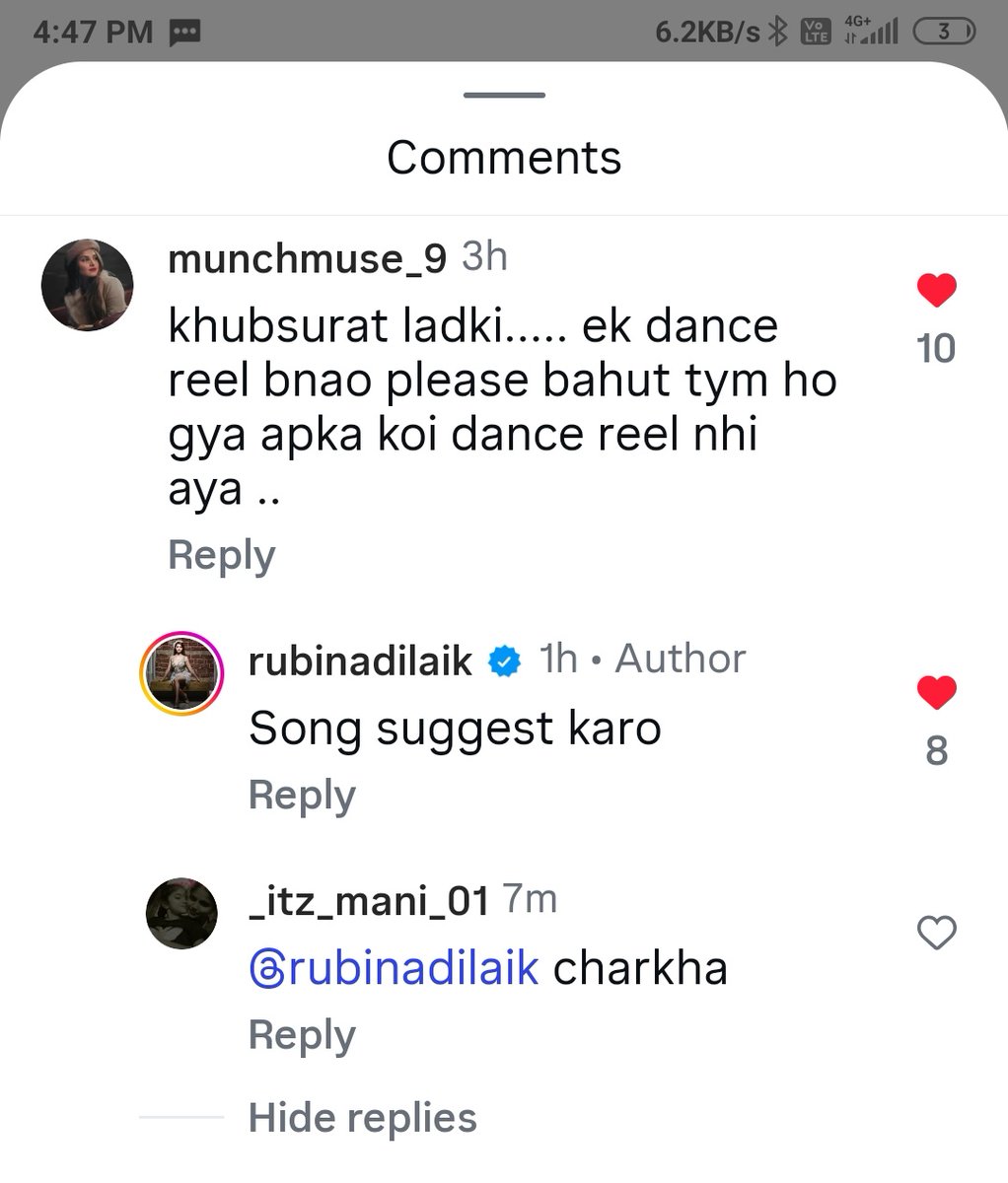 Omg I love ❤this side of rubina😍💕 🥰

#Rubinadilaik