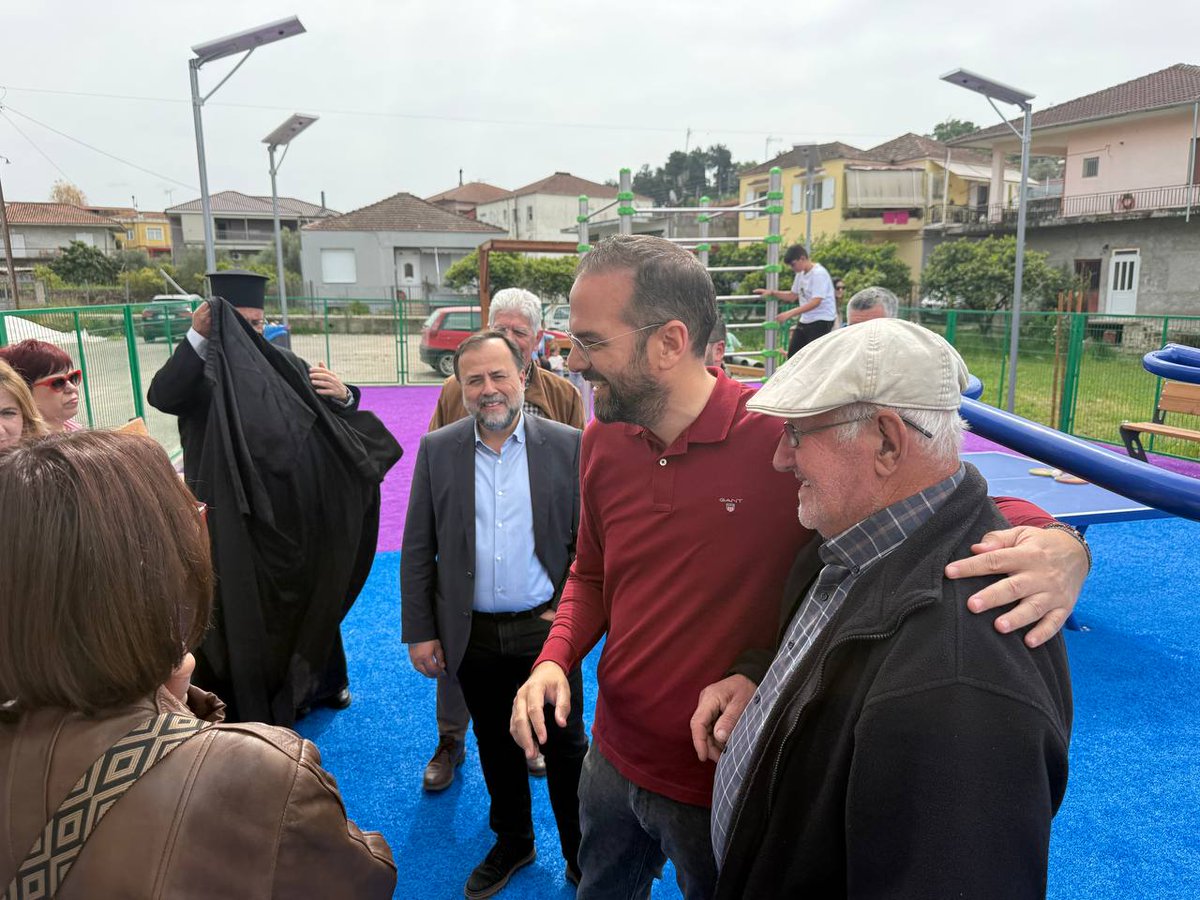 Η βελτίωση της  ποιότητας ζωής δεν είναι προνόμιο των λίγων, αλλά δικαίωμα κάθε γειτονιάς, κάθε χωριού μας. 
Σήμερα, η Παραβόλα και το Πετροχώρι στην Αιτωλοακαρνανία απέκτησαν τους δικούς τους σύγχρονους χώρους άθλησης και αναψυχής, αποτελώντας μέρος...facebook.com/share/p/1N3cmY…