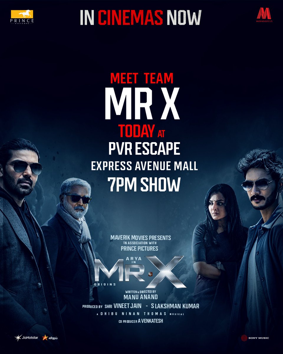 rameshlaus's tweet image. Meet Team #MrX in Chennai..