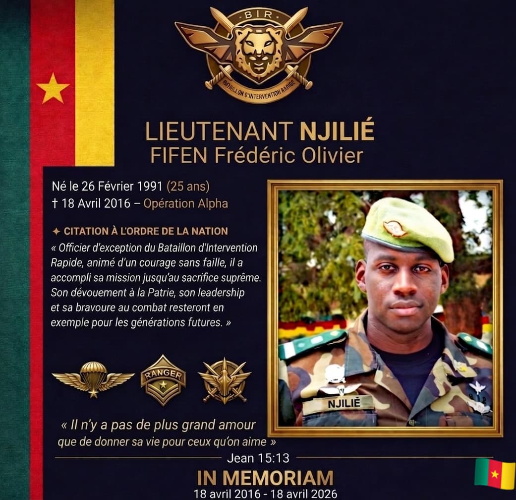 TheCameroonianZ's tweet image. Commémoration du 10e anniversaire de l'ultime sacrifice.

🇨🇲🇨🇲🇨🇲🇨🇲🇨🇲🇨🇲🇨🇲🇨🇲🇨🇲🇨🇲

#Cameroon #OperationAlpha @thegodbanker