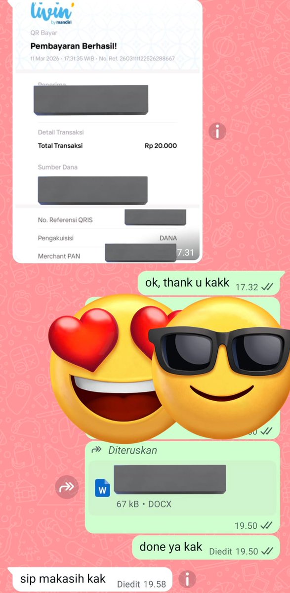 natnat🧚‍♀️🍓| joki tulis tangan, all tugas kuliah tweet media