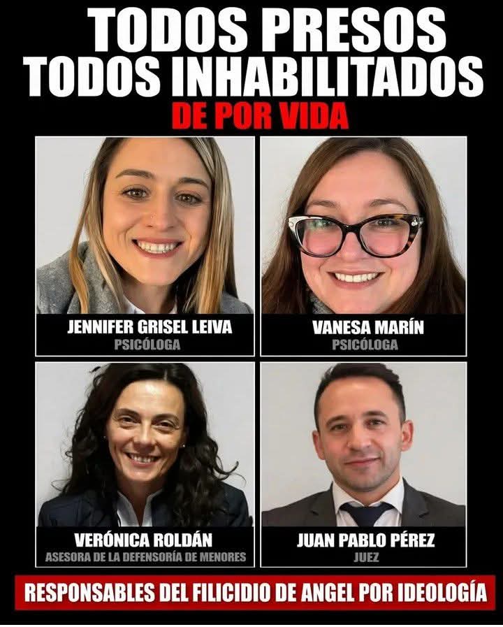 Culpables por la muerte de un angel en comodoro rivadavia