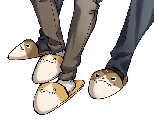 「スリッパ、おきに」|しげ🪴のイラスト