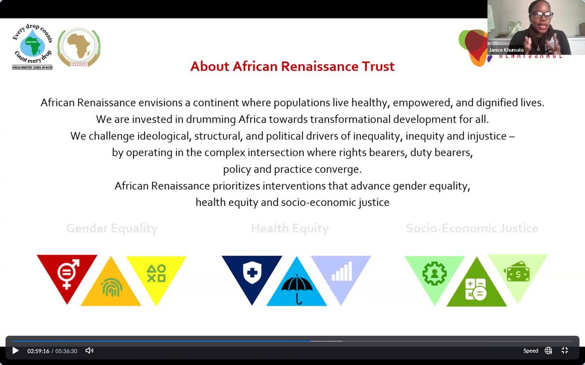 TheAR_Trust's tweet image. This week, at the AMCOW Southern Africa Statutory Meeting, African Renaissance presented the Gender &amp;amp; Youth Inclusion Toolkit #GEYSI
Launched globally at the 10th World Water Forum, this toolkit positions Africa as a leader in inclusive WASH governance, not just a participant.