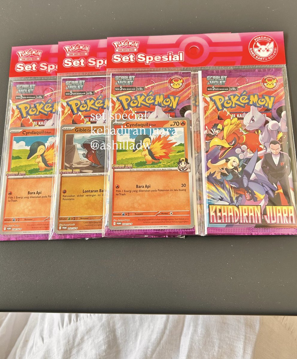 ashilladw's tweet photo. WTS - Want To Sell
Set Special Pokemon 

- Kehadiran Juara
- Kobaran Biru

65k/set

COD onlyy
Bintaro/Tangsel/Jaksel dan sekitarnya

t. jual kartu pokemon indomaret booster pack https://t.co/s45U9n5y9U