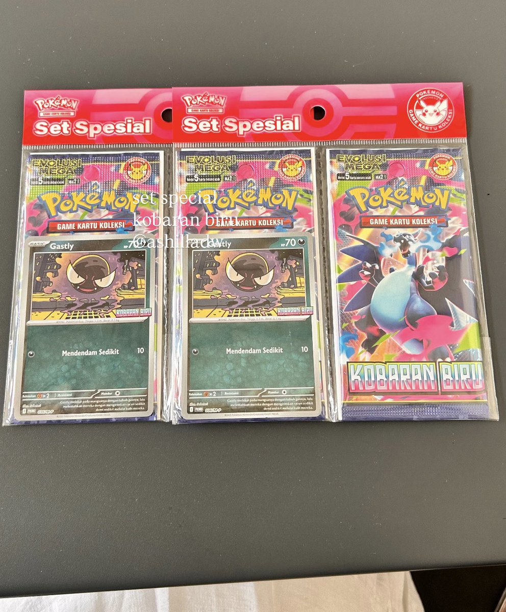 ashilladw's tweet photo. WTS - Want To Sell
Set Special Pokemon 

- Kehadiran Juara
- Kobaran Biru

65k/set

COD onlyy
Bintaro/Tangsel/Jaksel dan sekitarnya

t. jual kartu pokemon indomaret booster pack https://t.co/s45U9n5y9U