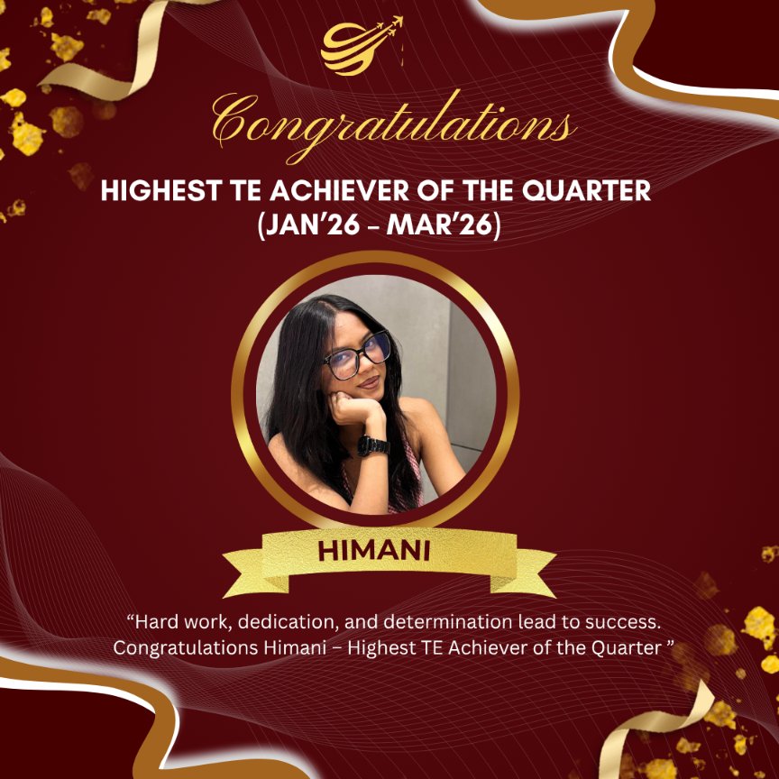 Esse_india's tweet image. Celebrating our R&amp;amp;R Session (Jan’26 – Mar’26) 🎉

A quarter full of hard work, dedication, and well-deserved recognition. Proud of every achievement and every milestone our team has accomplished. 🚀

Here’s to many more successes ahead! 🌟

#RnR #TeamCelebration