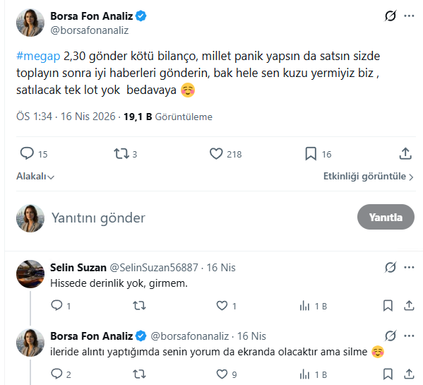 Borsa Fon Analiz tweet media