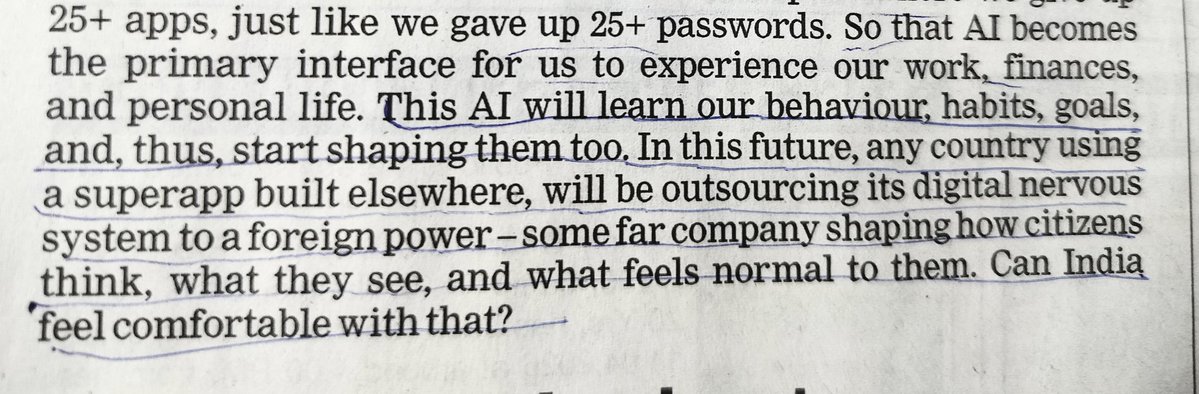 AnkitaSharma_26's tweet image. Today ToI "Mythos Outrun Ethos". A worrying level-up of the devastating AI. Are we really controlling ourselves and our lives?
#toi #ai #mythos #anthropic
