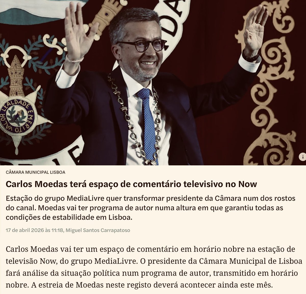 Luís Paixão Martins tweet media