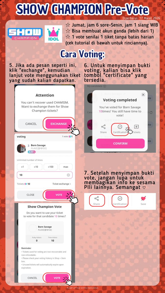 Pump Up The Votes Indonesia tweet media