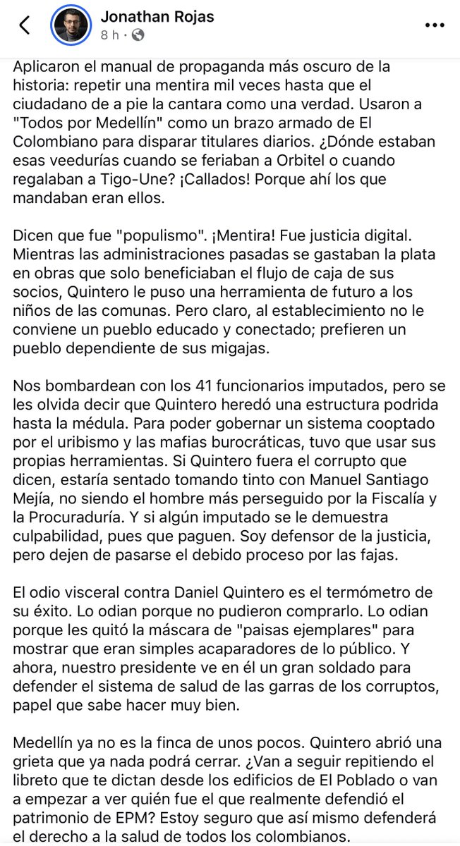 Daniel Quintero 🇨🇴 tweet media