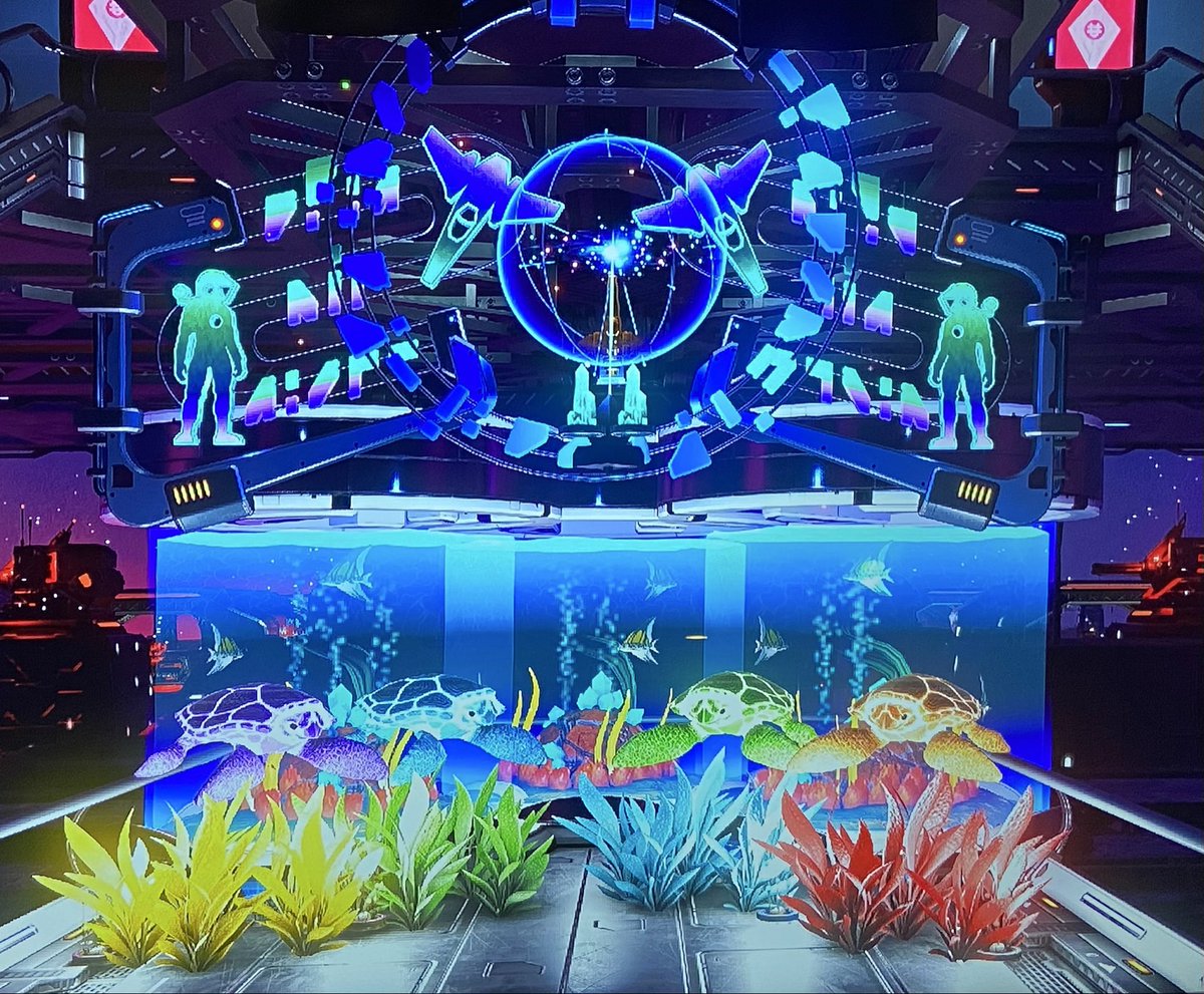 fig894's tweet photo. NO MAN’S SKY PS4

大量の貨物船内装のせいか
エラー落ちが酷かったので
奥行きと横側をだいぶ削除。

現時点で発見できてる光る亀🐢
４種を追加配置
白もいたけど、
なぜか光らない白い石亀に変更に
なってたので
また見つかれば追加したい

エラー落ちしなくなってきて良かった😮‍💨
#NoMansSky https://t.co/HmYJCg0PPV