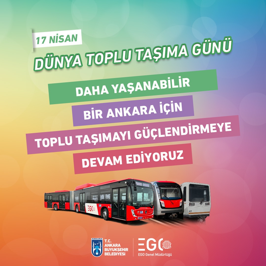 egobilgi's tweet image. EGO Genel Müdürlüğü olarak vatandaşlarımıza güvenli, erişilebilir ve sürdürülebilir toplu ulaşım hizmeti sunmak için çalışmalarımızı kararlılıkla sürdürüyor ve
daha yaşanabilir bir Ankara için toplu taşımayı güçlendirmeye devam ediyoruz.

#DünyaTopluTaşımaGünü #EGO #Ankara