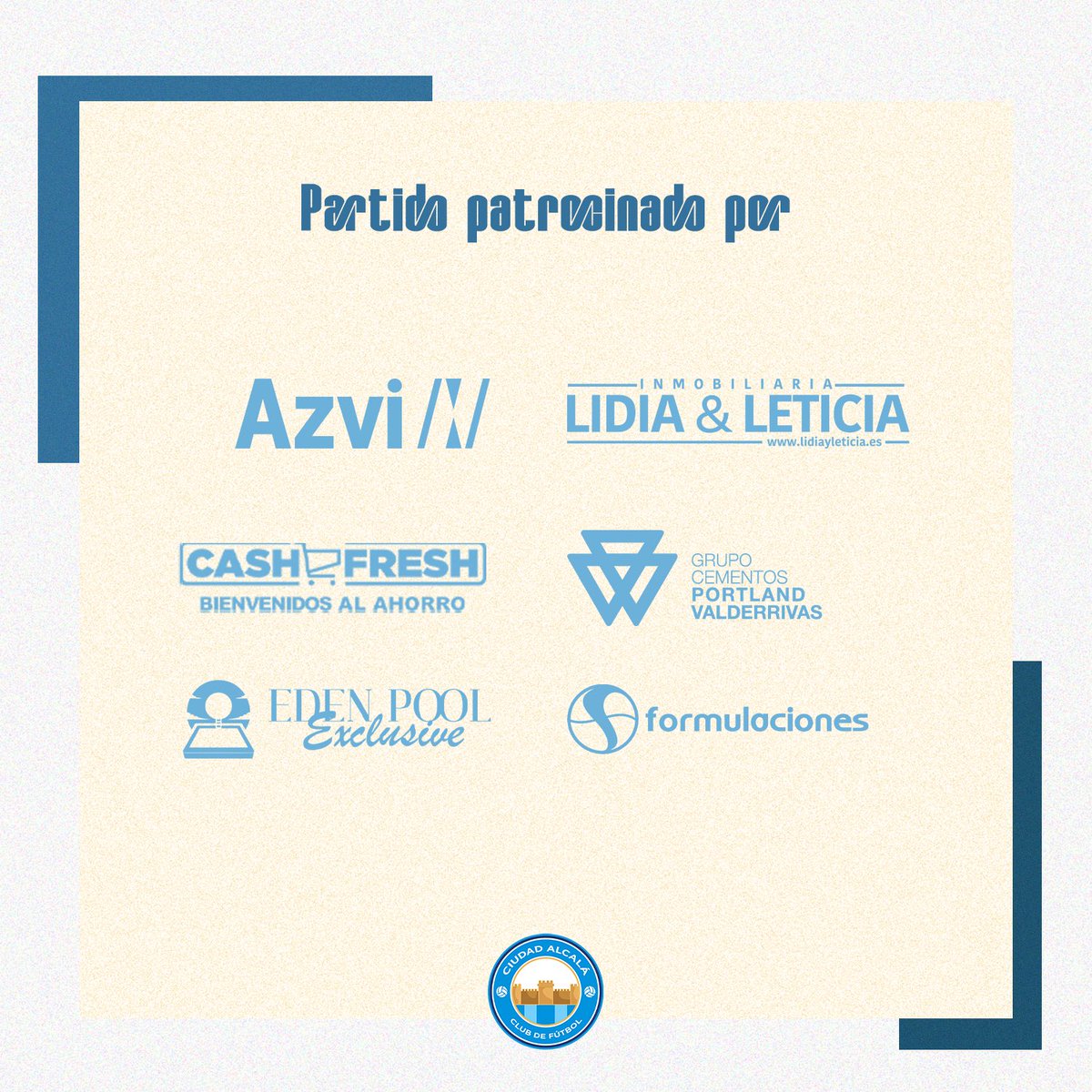 Azvi Ciudad Alcalá CF tweet media