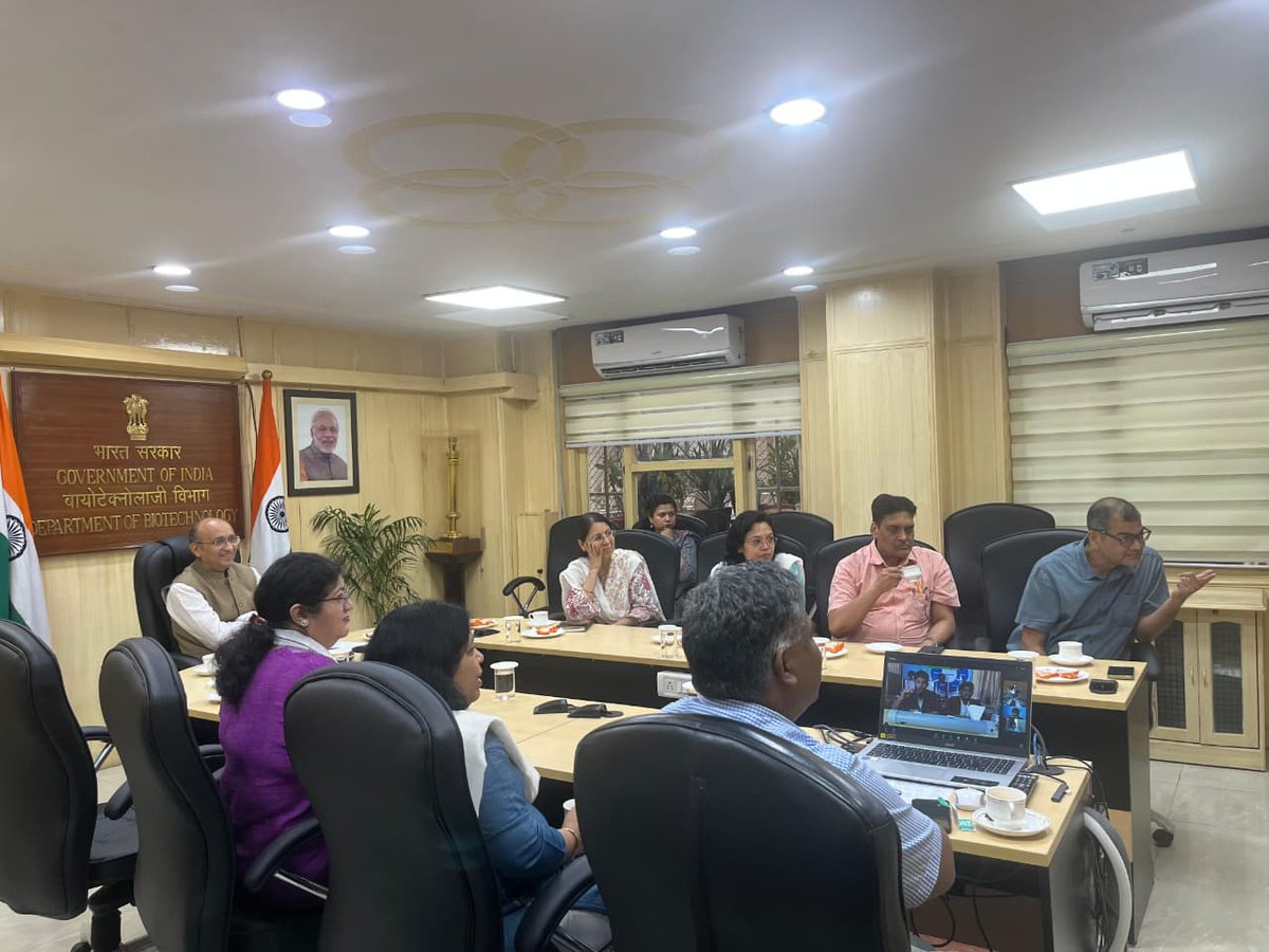 Department of Biotechnology tweet media