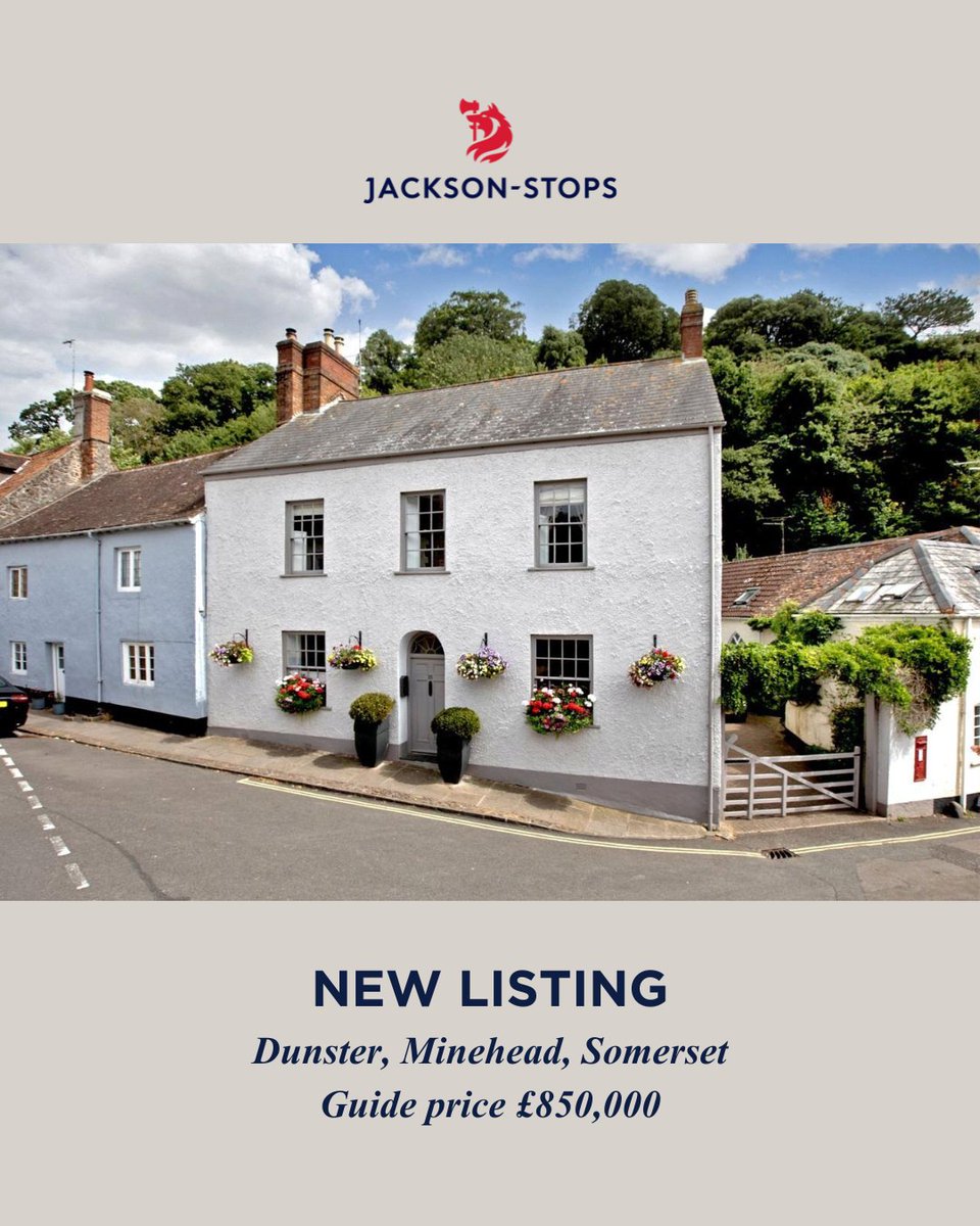 JS_Taunton's tweet image. New listing
#Dunster #Minehead #Somerset
Guide price £850,000

Woodville House is a charming, beautifully presented #Georgiantownhouse, Listed Grade II, with a secondary #property within walking distance of Dunster’s day to day amenities.

jackson-stops.co.uk/properties/216…

@Dunster_Info