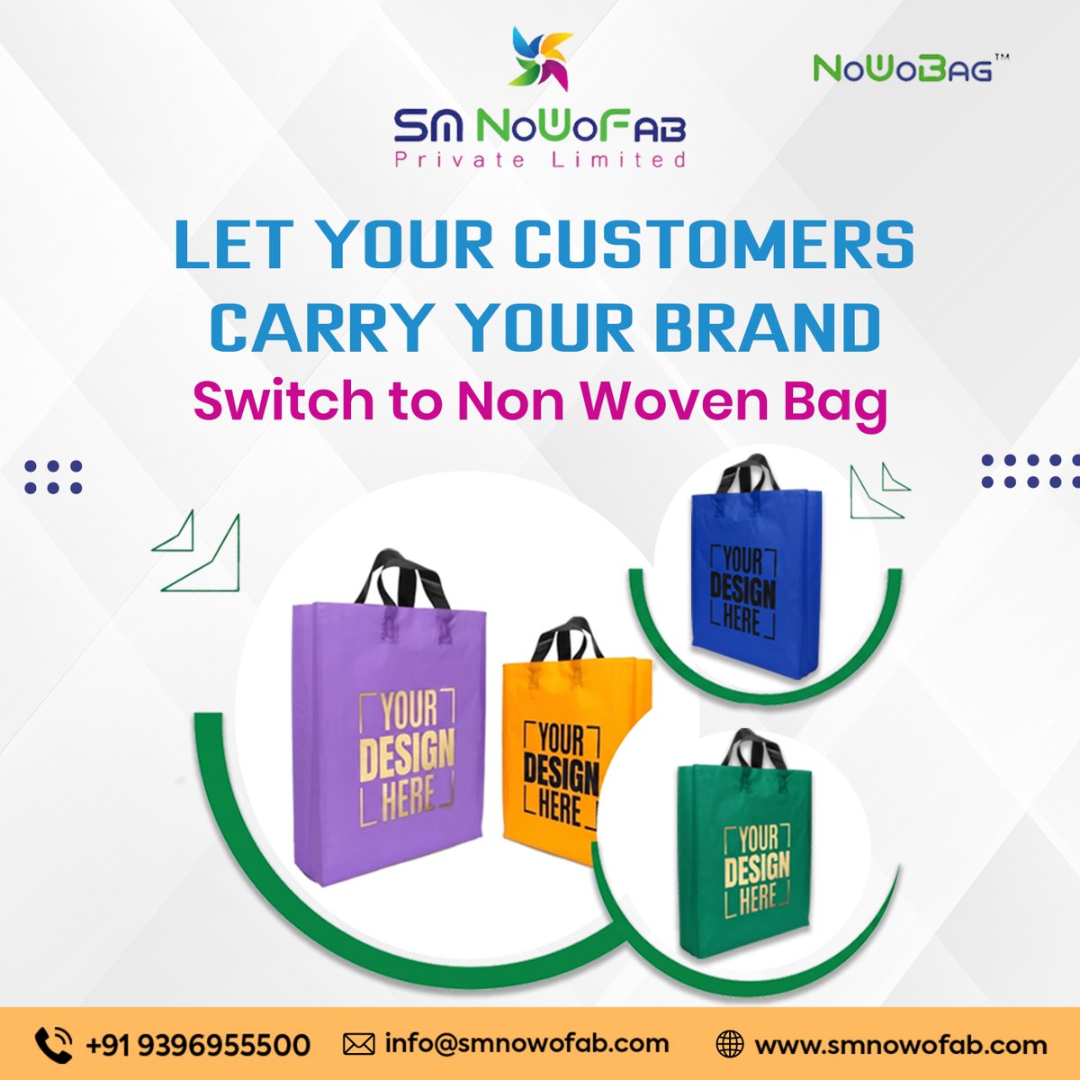 SmNowoFab's tweet photo. Let your customers carry your brand in style! 🌟 Switch to durable, eco-friendly Non-Woven Bags and showcase your unique design. Perfect for businesses looking to make a statement

#NonWovenBags #EcoFriendly #CustomBags #Branding #SustainablePackaging #UniqueDesign #EcoChic https://t.co/nF4wphO63w