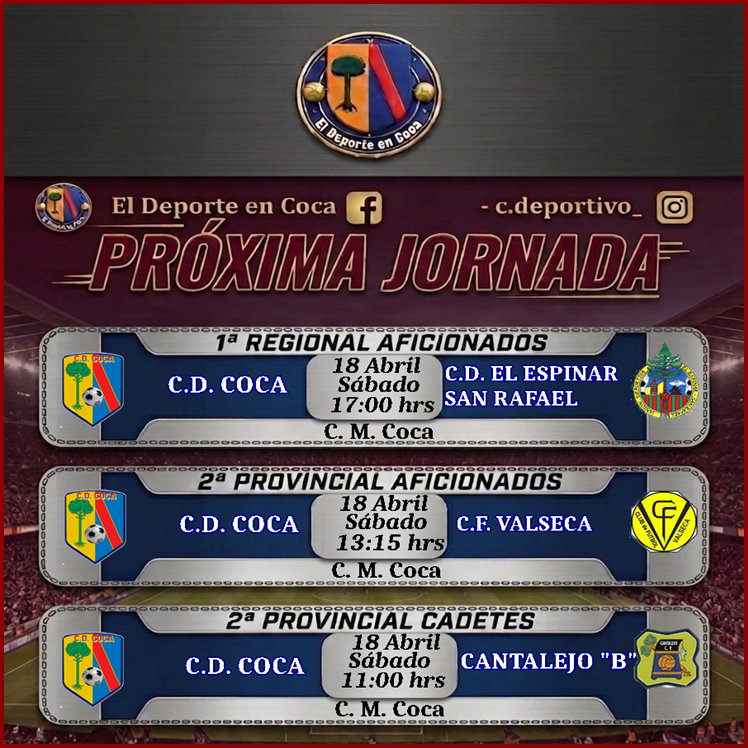 Club Deportivo Coca (@futbolcdcoca) on Twitter photo 