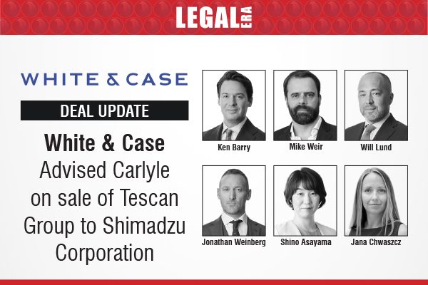 LegalEraGlobal's tweet image. White &amp;amp; Case Advised Carlyle On Sale Of Tescan Group To Shimadzu Corporation

Link to read full News: legaleraonline.com/global/deal-st…

#LegalEra #LegalUpdates #WhiteAndCase #Carlyle #Tescan #Shimadzu #MergersAndAcquisitions #PrivateEquity