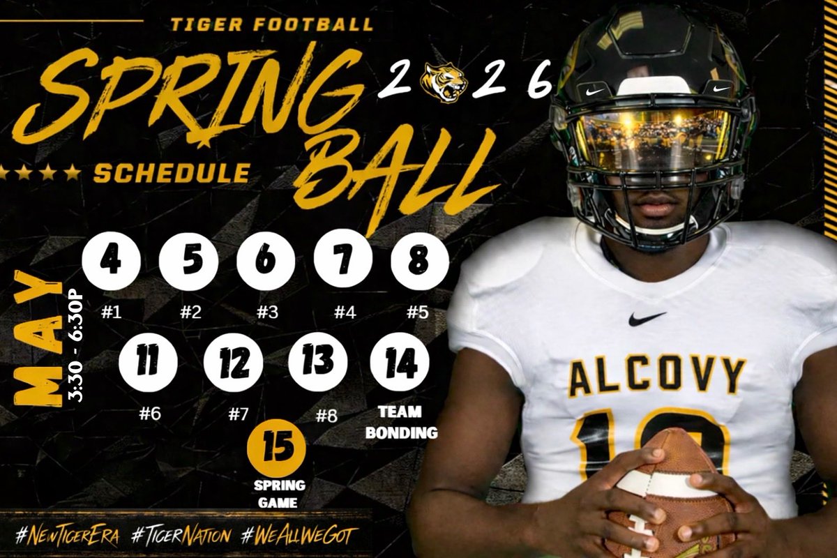 🚨Alcovy Spring Football🚨 #RecruitTheCove🐅