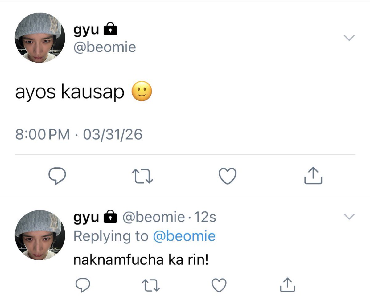 jjukkyumis's tweet photo. beomjun one tweet filo au https://t.co/Q6cFQ2EFoh
