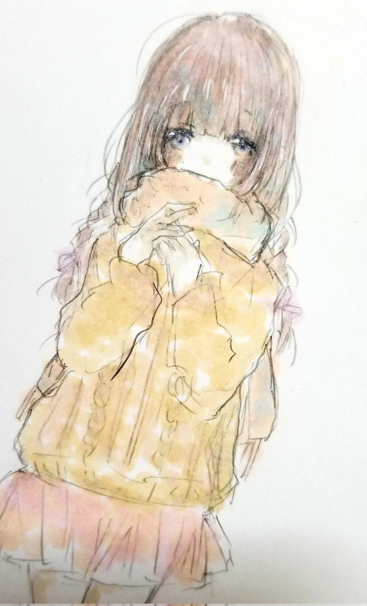 「昔の絵はだいぶ消したけどお気に入りの絵です」|ヨシナのイラスト