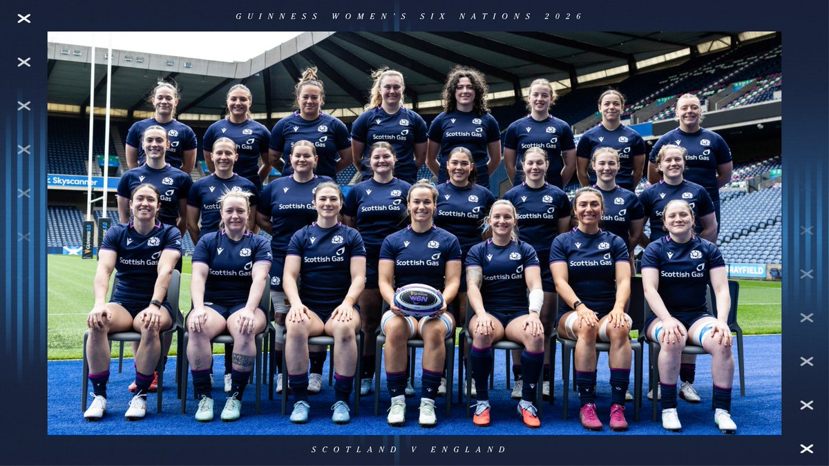 Your team 🏴󠁧󠁢󠁳󠁣󠁴󠁿

Soon to be history makers 👊

#AsOne | #GuinnesW6N | #MakingMoves