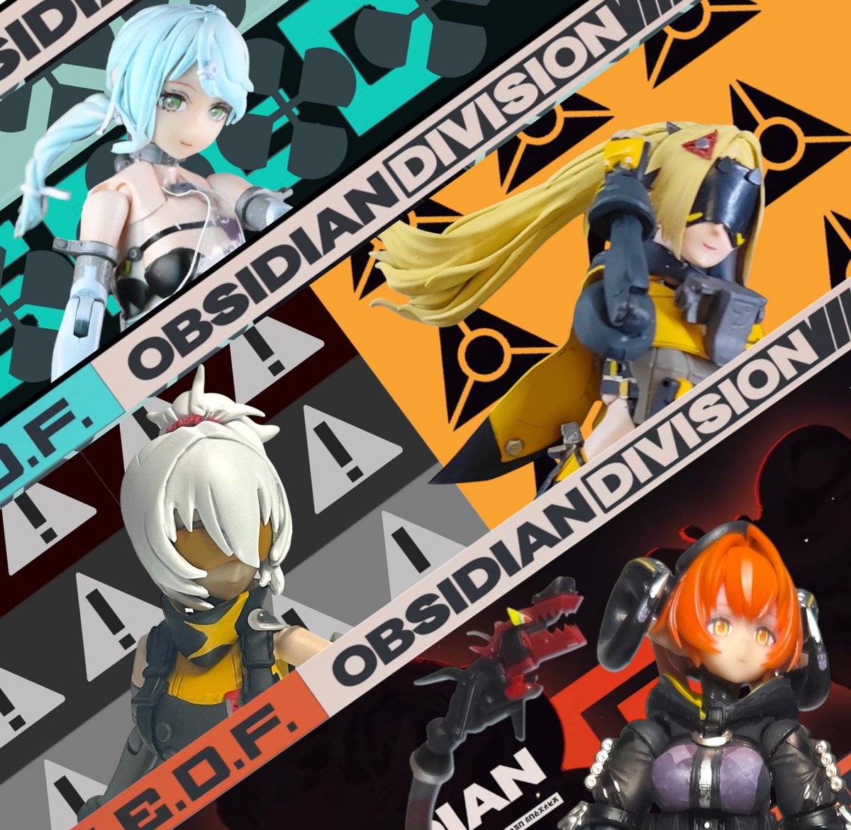 世界の壁を超え、集え！オボルス！

（フィギュア制作担当
　オルペウス:<a href="/YilanUn/">Yilanプラモ垢</a> 
　トリガー:<a href="/raiderereer/">荒井さん</a> 
　11号:<a href="/seimaikinano/">精米機　(≧∀≦)</a> 
　シード:<a href="/yanyan643/">ゆうぴー@京都模型9卓</a> 
　
※写真提供の形で、オボルス小隊全員が揃いました。みんなには感謝感謝🙇

#ゼンゼロ #zzzero #zenlesszerozone