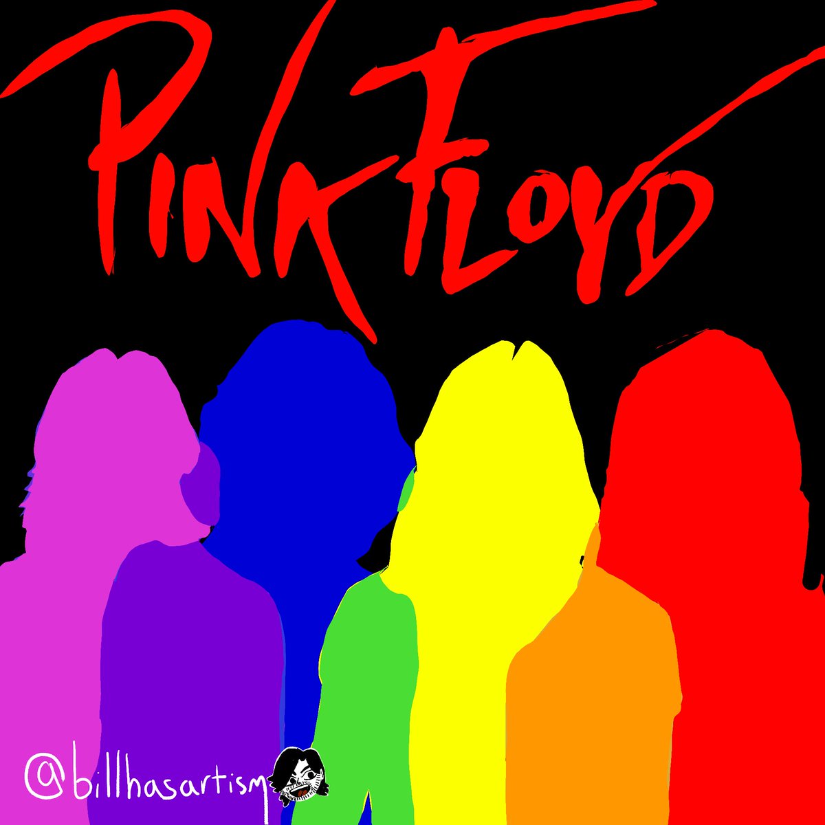 billhasartism's tweet photo. @rogerwaters is in the news fighting the good fight for Palestine so I thought it'd be apt to share some #pinkfloyd art I've done! https://t.co/UCl8XK3ToM