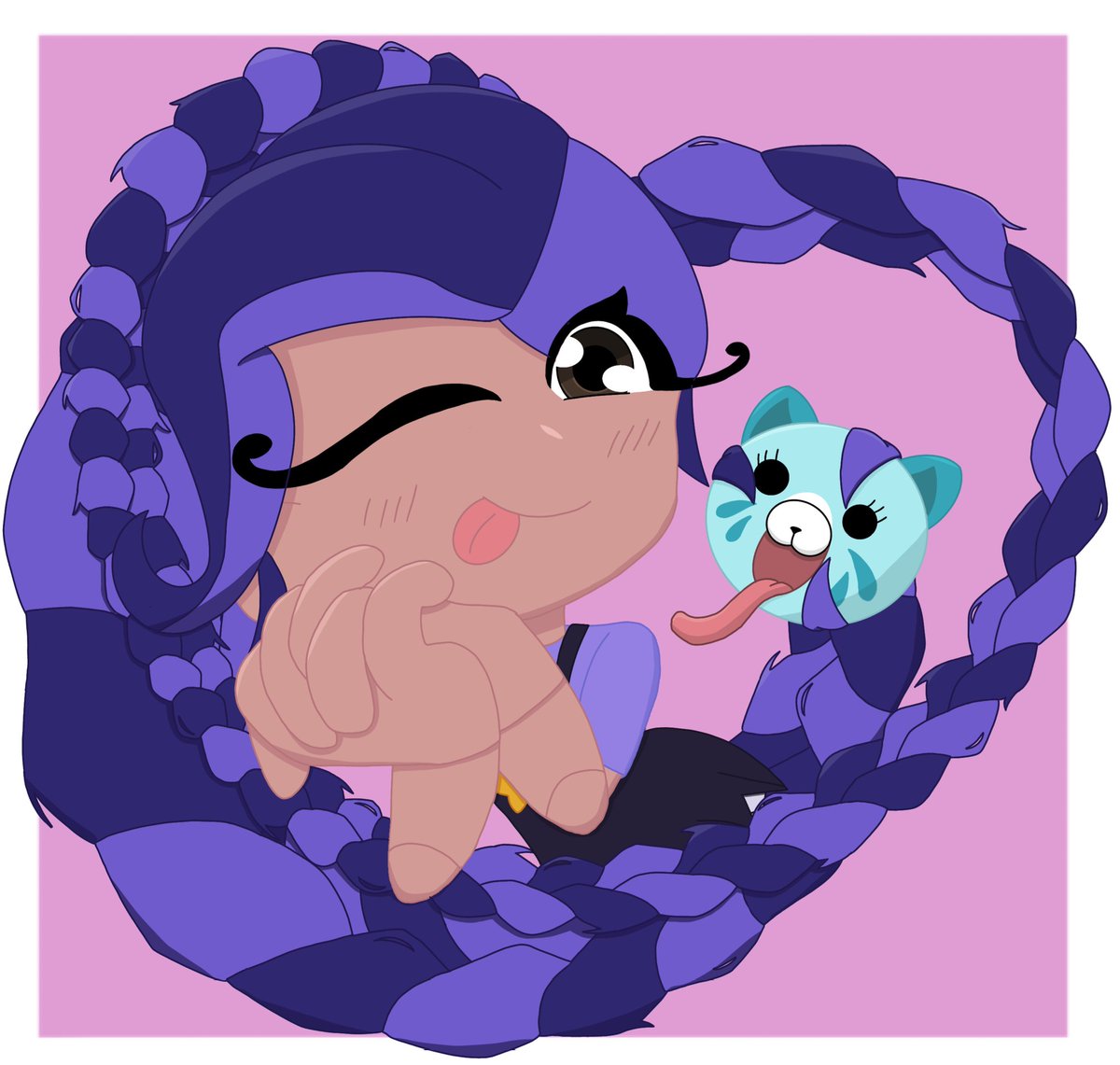 VonyaVG's tweet image. I finished a Comm for @DawnRadiance over at bluesky, it was fun to draw it, i learned how to draw braided hair because of that! :3

This was probably my longest Comm so far, it Took me 15 hours Split into three days qwq
#lilylovebraids #poppyplaytime5