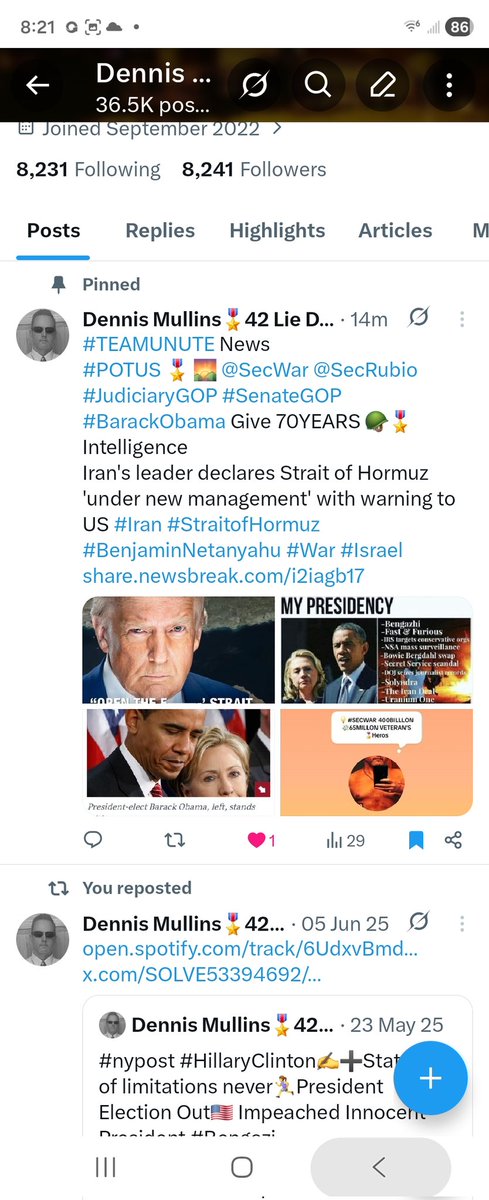 SOLVE53394692's tweet photo. ➕️⏲️#POTUS🎖@SecWar Best🇺🇸History 🪖🎖28O🎯 Special
🌎 #GOP #IAGovernor🎖#KellyAyotte #henrymcmaster #Expelled #RepMaxineWaters #RepAdamSchitf #AOC @IlhanMN 🏆🏠#Senate
👂@blitz_or_die💰@Milajoy #Johncena #Loganpaul #ufc @WWE @marklevinshow @joeroganhqk
https://t.co/E0JHq6lWUU https://t.co/OZJirTweAq