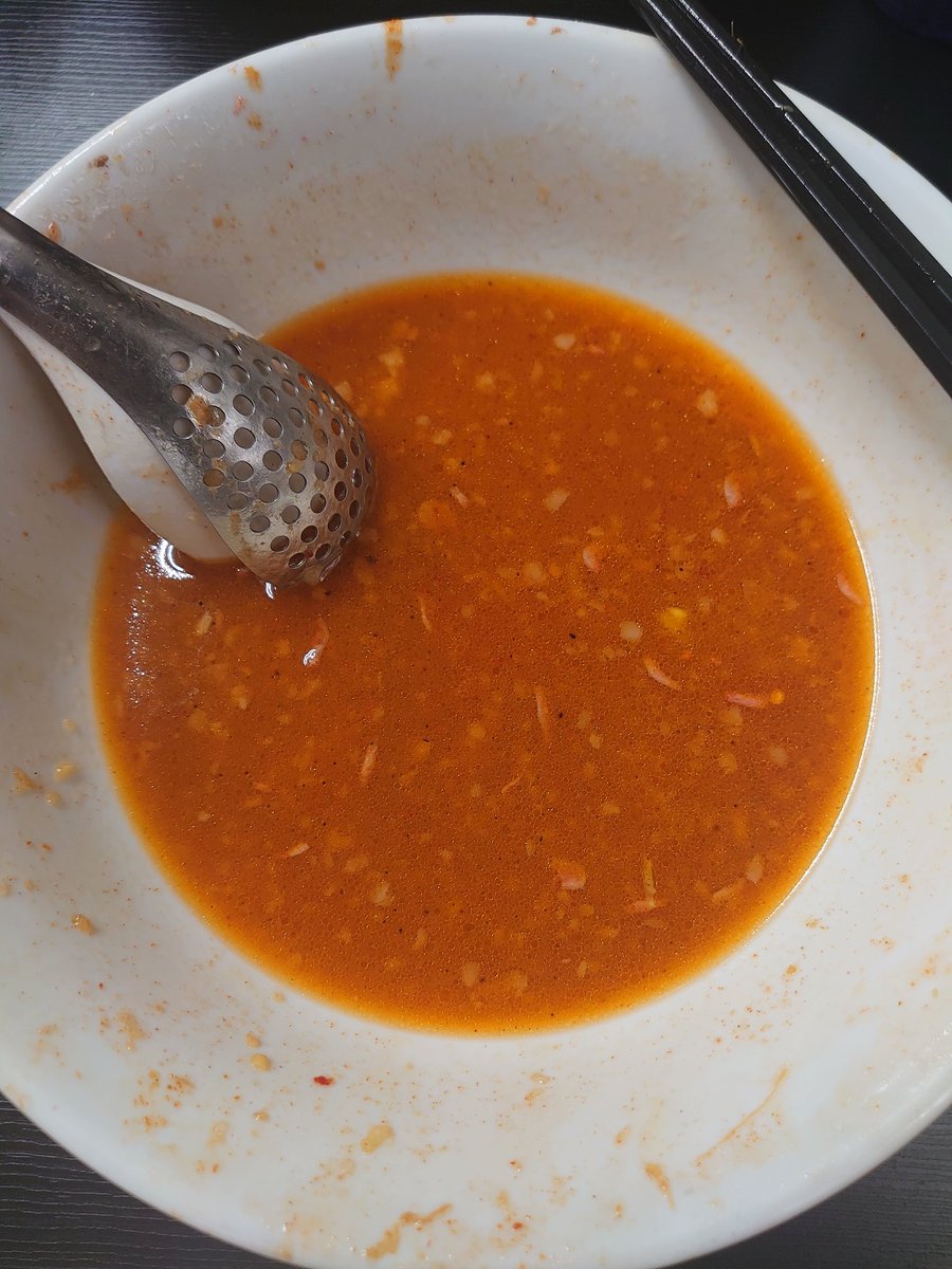 自家製麺まさき(非乳化)さんの限定の熱いキム🇰🇷🍜（らーめん）+干しえび🦐

久しぶりのまさきｻﾝ🤭

えびキムになっちゃった🫶💞
美味しく完食👍
大好き🫰
#ラーメン #らーめん
#自家製麺まさき2号店
#ラーメン好きと繋がりたい