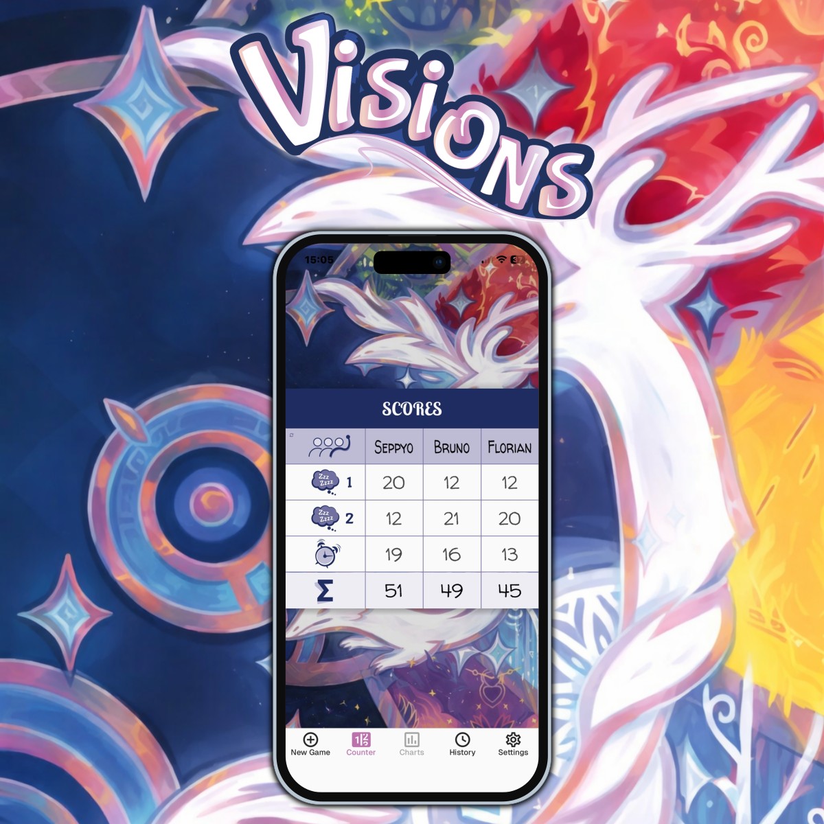 MyScoreTracker's tweet image. 📝 KEEPING SCORE FOR "VISIONS"?
✏️ Just enter "Visions" as the game name when creating a match to use its dedicated score sheet.

🔗 appzerty.github.io/myscoretracker/

#MyScoreTracker #BoardGames #MobileApp #PlayStore #AppStore