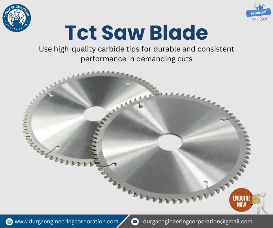 durgaenggcorp's tweet image. TCT Saw Blades
Request Your Quote Today!
Mobile: +91-9872799222
WhatsApp: +91-9815583222
Website: durgaengineeringcorporation.com/tct-saw-blades
Email: durgaengineeringcorporation@gmail.com
#TCTBlades #MetalCutting #IndustrialTools #CuttingTools #PrecisionCutting #PTI #salvin #DurgaEngineering