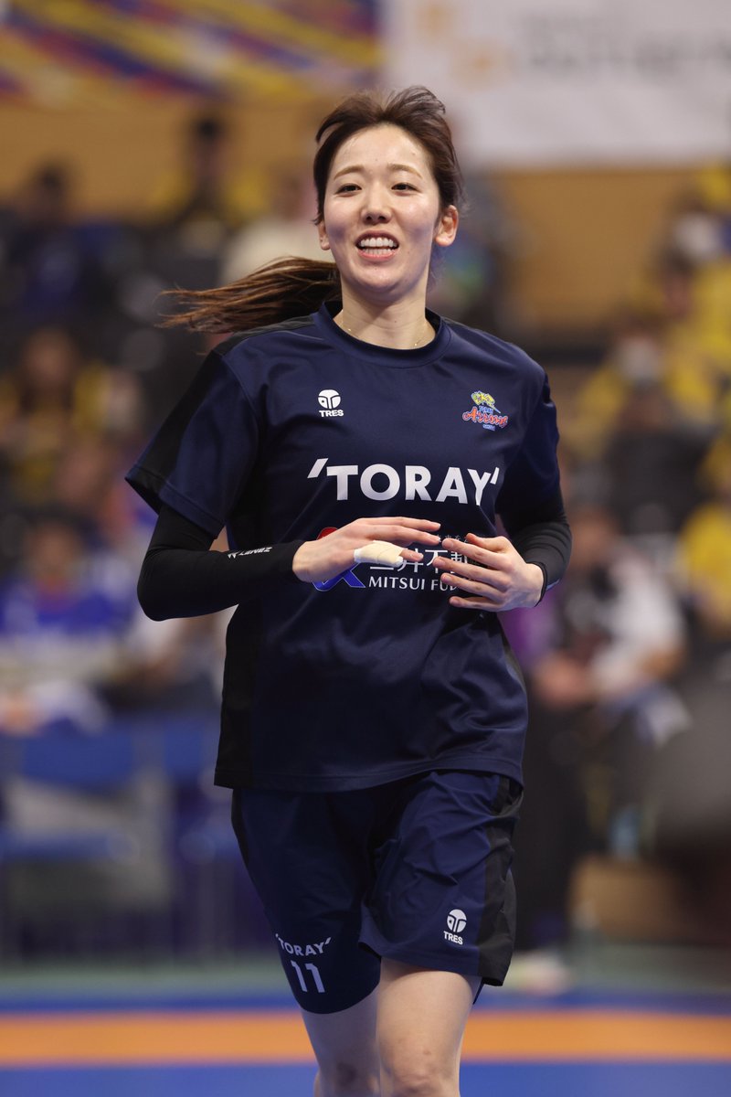 g_cra's tweet photo. 2025.04.05
草津市立滋賀トヨタアリーナ
東レ vs PFU

#東レアローズ滋賀
#TORAYARROWS
#青柳京古 選手 https://t.co/TYOBdLokPY