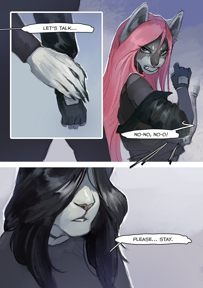 julia_tdc's tweet image. Falling Up. Ch 2. P 55-56

#comics #falling_up #furryart #webtoon