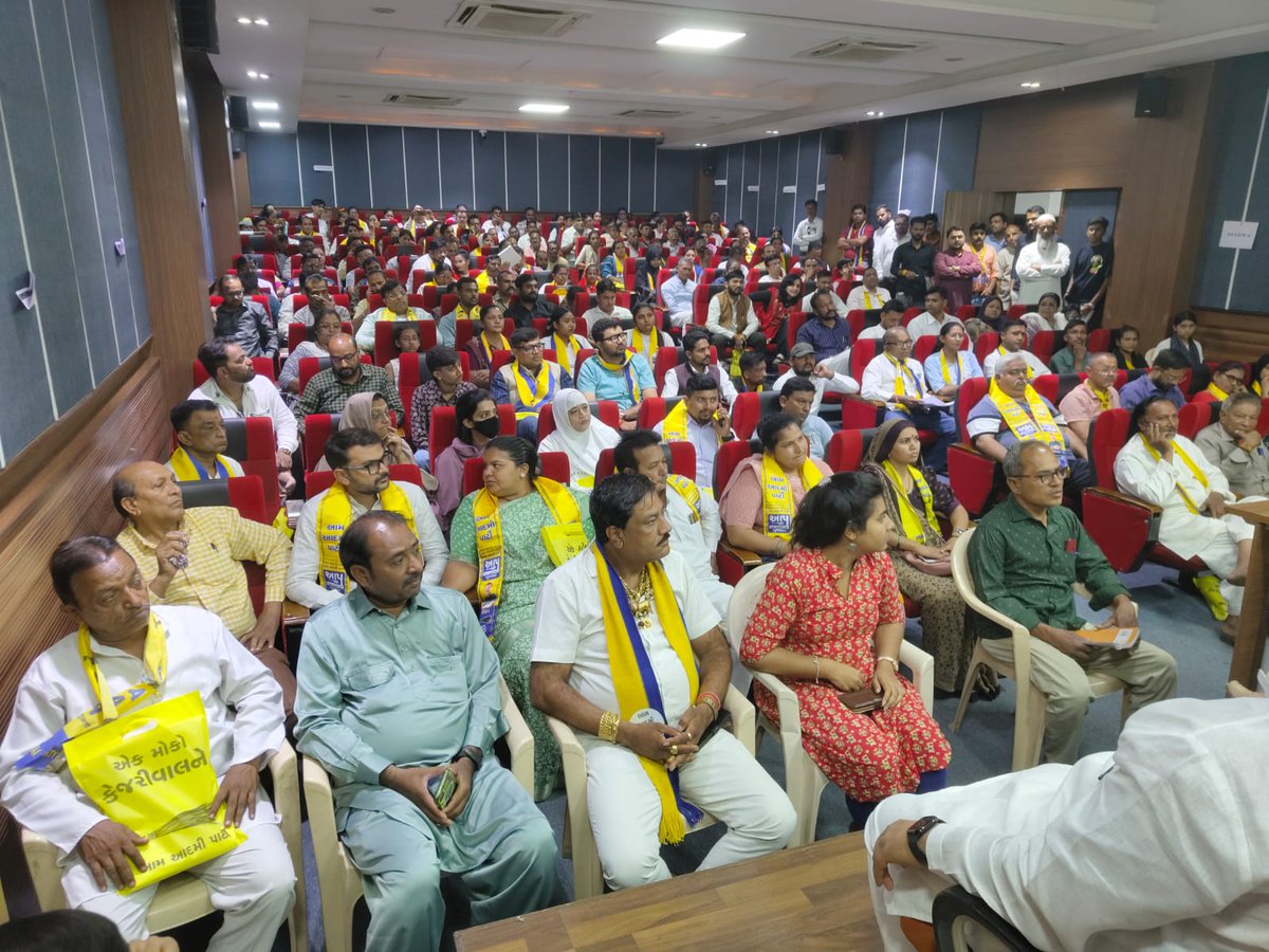 AAP Gujarat tweet media